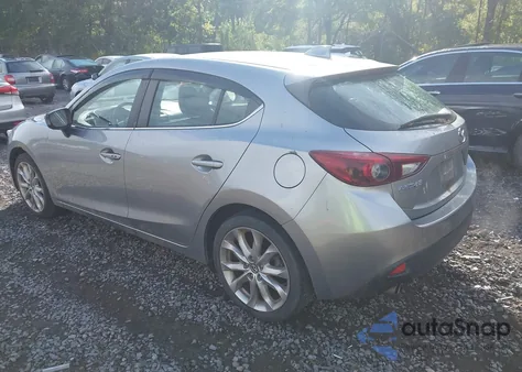 2014 Mazda 3 Grand Touring z USA, uszkodzony, nr VIN JM1BM1M34E1183458